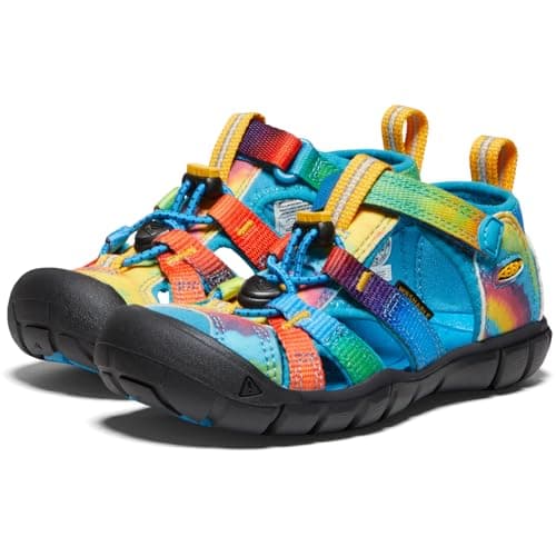KEEN Little Kid's Seacamp 2 CNX Closed Toe Sandal, Vivid Blue/Original Tie Dye, 11 LK (Little Kid's) US — view 4