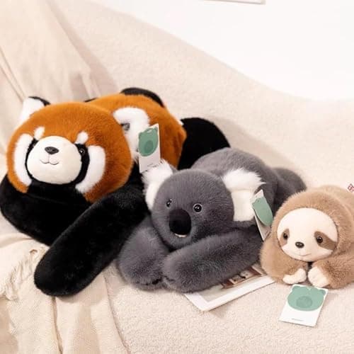 Weighted Animal Comfort Companion, Hugging Support Pillow for Stress Relief and Relaxation, Soft Cozy Animal Plush for Home, Office, and Cuddling, Multiple Sizes (Sloth,25.6in) — view 3