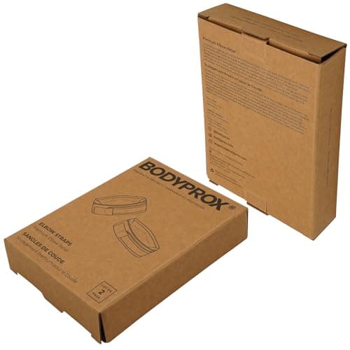BODYPROX Elbow Brace 2 Pack for Tennis & Golfer's Elbow Pain Relief — view 7