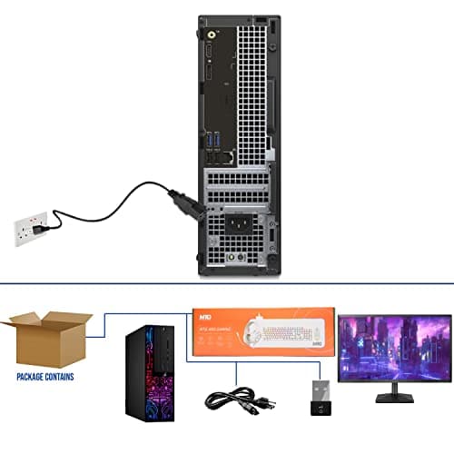 TechMagnet Gaming PC Desktop, Intel Core i5-6500, Siwa 6, GT-730 4GB DDR3, 16GB RAM, 480GB SSD + 1TB HDD, 27 Inch 165Hz Gaming Monitor, Gaming Kit, Windows 11 (Renewed) — view 7