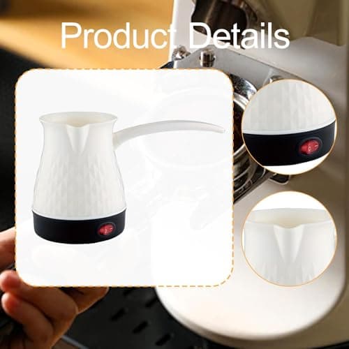 Compact Electric Turkish Coffee Pot 500ml — view 3