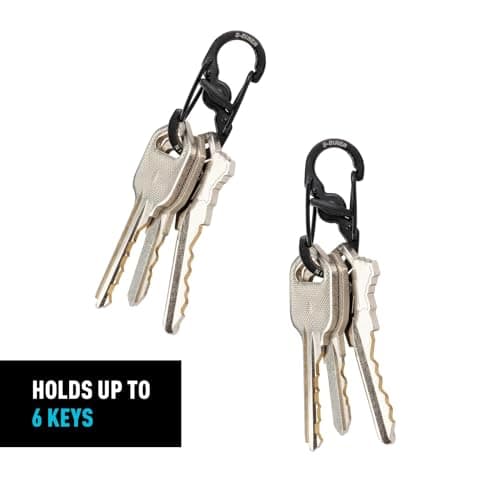 Nite Ize LSBM-01-2R3 S-Biner Micro Lock, Black, 2-Pack — view 4