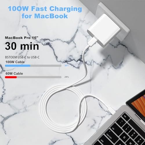 2Pack for Apple USB C to USB C Charging Cable 1ft 240W,Short Type C to Type C Fast Charger Cord,for iPhone 17/16E/Air/15/Pro/Plus/Pro Max,for MacBook Pro/Air,for iPad Pro12.9/11in,Air 4/5,Mini 6/7 — view 5