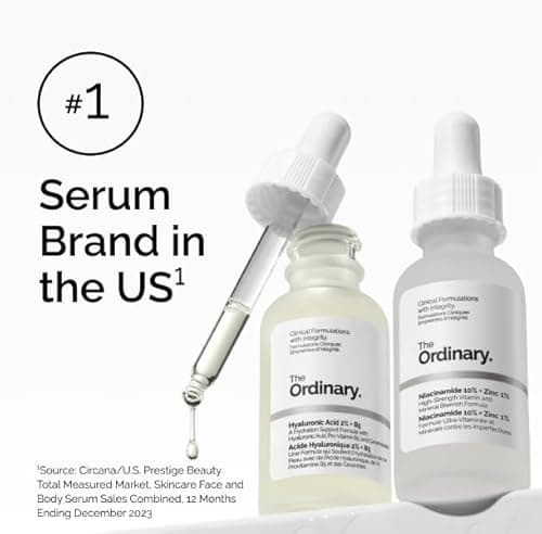 The Ordinary Hyaluronic Acid 2% + B5 (with Ceramides), Multi-Depth Hydration Serum for Plumper, Smoother Skin, 1 Fl Oz — view 6