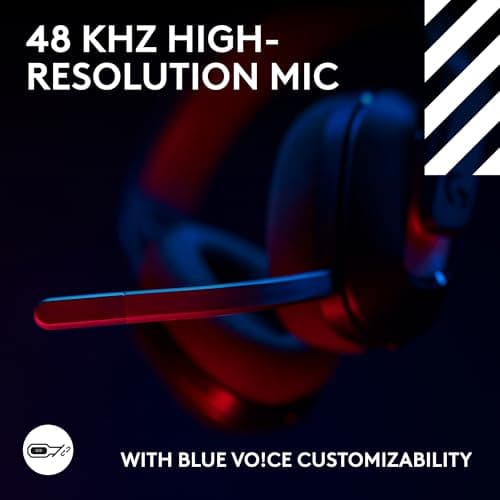 Logitech G Astro A20 X Lightspeed Wireless Gaming Headset for PS5, Xbox, Nintendo Switch/Switch 2, PC with 2-System PLAYSYNC Audio, Bluetooth, LIGHTSYNC RGB, and 48 kHz Boom Mic - Black — view 3