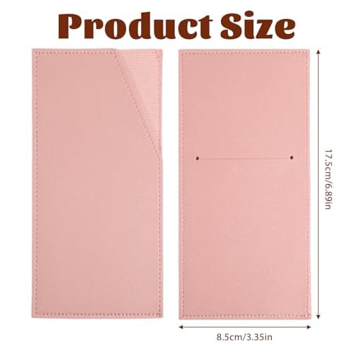 PU Leather Cash Holder, Cash Envelope Wallet Reusable Money Clip for Travel and Budgeting Portable Money Holder Credit Card Organizer for Women Men Receipt Bill Holders Coupon (Pink)