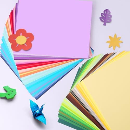 160 Sheets 8.5" X 11" Colored Cardstock, 80 Assorted Colors 180 GSM/65 LB Construction Paper Card Stock Printer Paper for Printing, Card Making, DIY Crafts, Kids School Supplies,Party Decorations — view 2