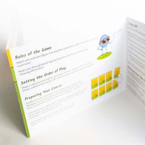 Play Nine - The Card Game of Golf, Best Card Games for Families, Strategy Game for Couples, Fun Game Night Kids, Teens and Adults, The Perfect Golf Gift — view 7