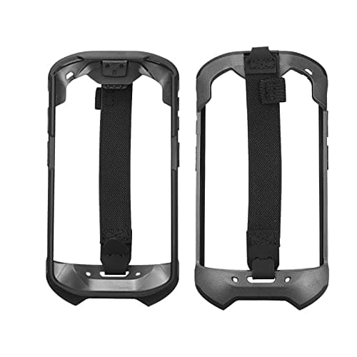 Protective Cover Case Rugged Boot with Hand Strap for Zebra TC51 TC52 TC56 TC57 TC510K,Case for Handheld Barcode Touch Mobile Computer,Scanner Accessories(Black) — view 5