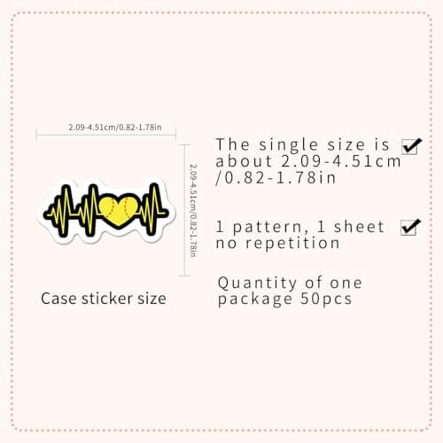50 PCS Softball Stickers, Waterproof Vinyl Softball Sports Motivational Decals for Laptop, Luggage, Skateboard, Phone, Fridge, Trendy Stickers for Teens, Adults, Boys and Girls(Softball) — view 3