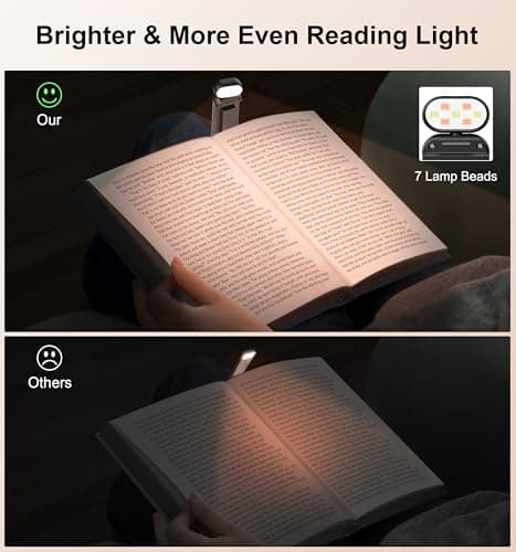 Gritin Reading Light, Rechargeable Book Light for Reading in Bed — view 2