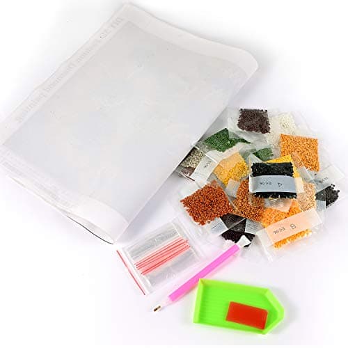 KTHOFCY 5D DIY Diamond Painting Kits for Adults, Sewing Machine and Flowers Full Drill Embroidery Cross Stitch Crystal Rhinestone Paintings Pictures Arts Wall Decor Painting Dots Kits 11.8X11.8 inch — view 2