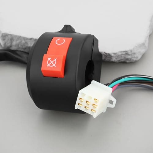 OTOTEC ATV Handlebar Switch 7-Wire Female Plug Start Stop Light Choke Compatible with Taotao Compatible with Roketa 50-125cc Models 53cm — view 4