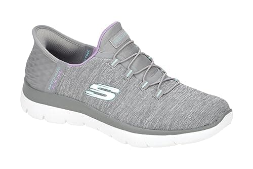 Skechers Women's Summits Sneaker, Grey Mint, 8 — view 5