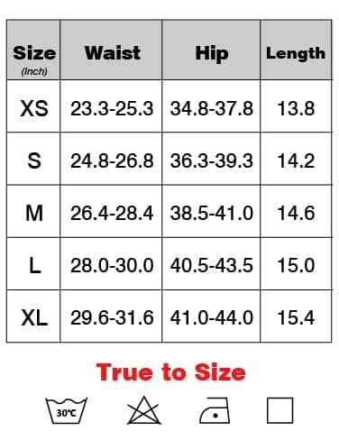 YEOREO Women High Waist Workout Yoga Gym Smile Contour Seamless Cycling Shorts, Black Solid, X-Small — view 5