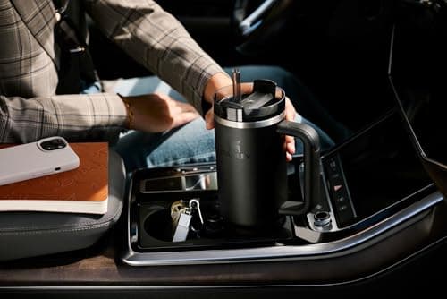 STANLEY Quencher H2.0 Tumbler with Handle and Straw 30 oz | Flowstate 3-Position Lid | Cup Holder Compatible for Travel | Insulated Stainless Steel Cup | BPA-Free | Dew Drop — view 5