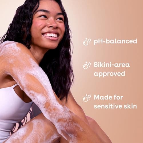 eos Cashmere Body Wash – Coconut Waters, Moisturizing Body Wash, Creamy Gel Formula, with Shea Butter, Glycerin, Vitamin E, pH Balanced, Sensitive Skin, Vegan, 16 fl oz — view 3