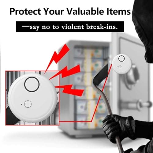 Decumeby Window Alarm System, Ultra Loud 130dB Alarms, 5 Adjustable Sensitivity, Burglar Alert Glass Break Sensor for Home Dormitory Vehicle — view 3