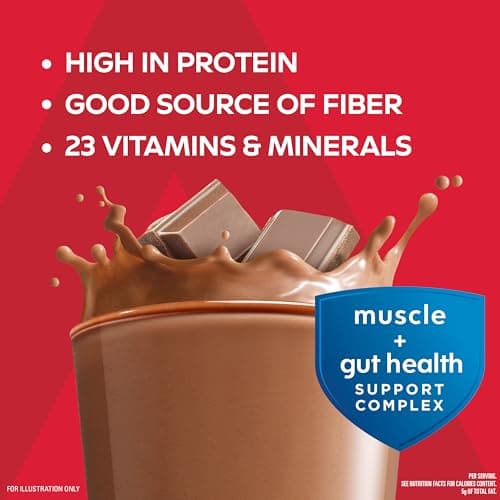 Atkins Strong High Protein Shake, Milk Chocolate, 30g Protein, 7g Prebiotic Fiber, 1g Sugar, GLP-1 Support, Muscle & Gut Health Support Complex, 12 Count — view 4
