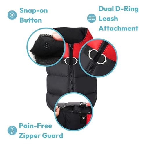Gooby Padded Vest - Green, Large — view 3