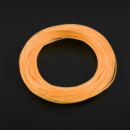 SF Fly Fishing Floating Line with Welded Loop Weight Forward Fly Lines # Orange 90FT WF7F — view 5