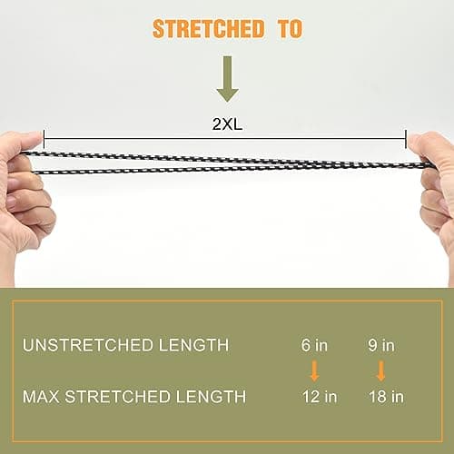 30 Pack Ball Bungee Cord, 6 Inch Heavy Duty Bungie Cord Balls Canopy Tarp Tie Down Bungee Balls for Camping, Tents, Cargo,Holding Wire and Hoses, Patio Umbrellas, Awning (Black) — view 3