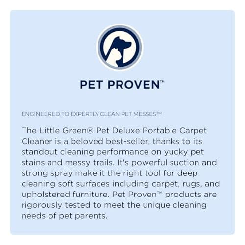 BISSELL Little Green Pet Deluxe Portable Carpet Cleaner, 3353