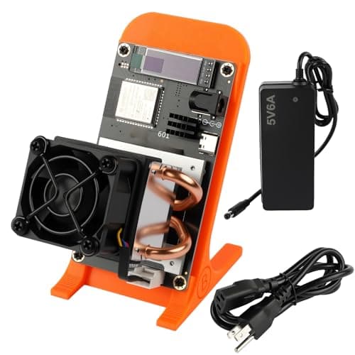 Bitcoins Miner Bitaxes 601 SHA256 1.5TH/S 25W Low Power Home Solo ASIC Crypto Miner, Orange