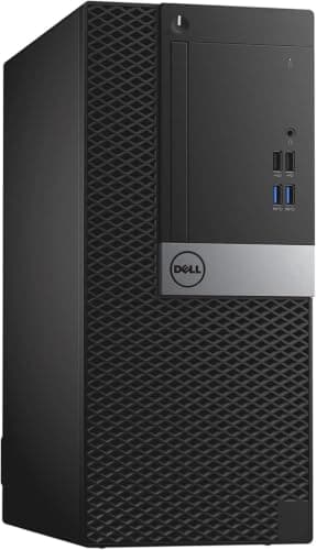 Dell OptiPlex 5050 Mini Tower, Intel Core i7-7700, 32GB DDR4 RAM, 1TB NVMe SSD + 2TB HDD, Built-in Intel AX200 WiFi 6 + Bluetooth, Wireless Keyboard and Mouse, Windows 11 Pro (Renewed)