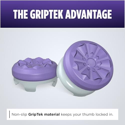KontrolFreek FPS Freek Galaxy Purple for Xbox One and Xbox Series X Controller | 2 Performance Thumbsticks | 1 High-Rise, 1 Mid-Rise | Purple — view 2
