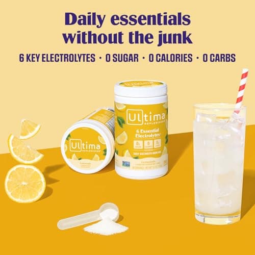 Ultima Replenisher Daily Electrolyte Powder Drink Mix, 90-Serving Canister