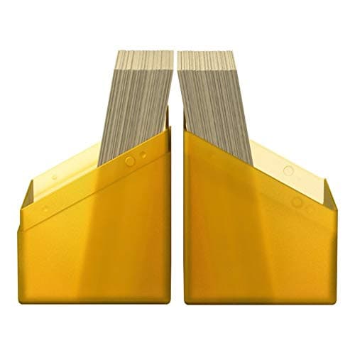 Ultimate Guard Boulder 80+ Classic, Deck Case for 80 Double-Sleeved TCG Cards, Amber, Secure & Durable Storage for Trading Card Games, Soft-Touch Finish — view 3