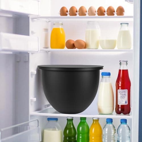 GuanQiao Silicone Bowl Liners for 5 Qt KitchenAid Mixers, 3 Liners with Lids — view 5