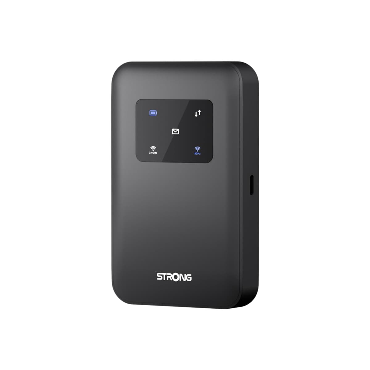 Strong Router WiFi Portátil con SIM, 4G+ LTE CAT6 300 Mbps en Descarga, WiFi AC900Mbps, Hotspot WiFi Portátil para Viajes, Conecta hasta 16 Dispositivos, Batería Recargable 2500mAh, USB-C (MIFI900)