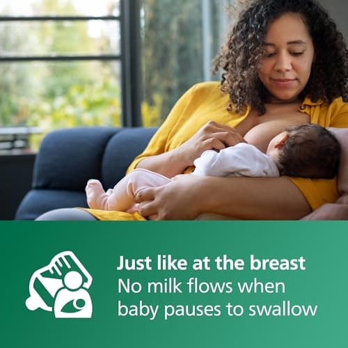 Philips Avent Natural Glass Baby Bottles with Natural Response Nipples (Slow Flow, Flow 2), 4oz, 4-Pack, SCY910/04 — view 4