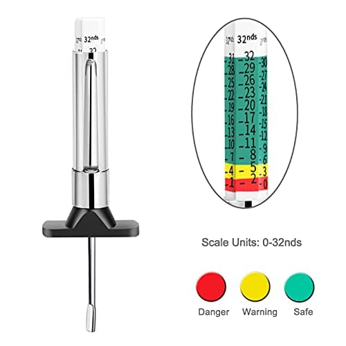GODESON 88702 Smart Color Coded Tire Tread Depth Gauge — view 2