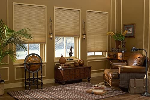 Custom Cordless Cellular Shades, Light Filtering, 30W x 72H, Antique Linen Sizes 21 to 72 Wide