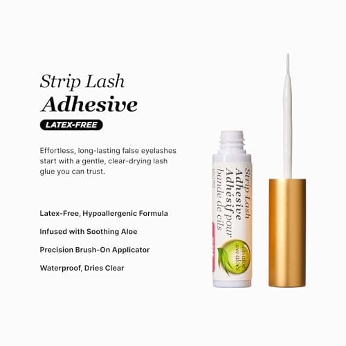 Kiss Lash Adhesive, Lash Glue, 24hr Strip Eyelash Adhesive, Clear, Includes Lash Adhesive, Long Lasting Wear, Can Be Used with Strip Lashes and Lash Clusters — view 5