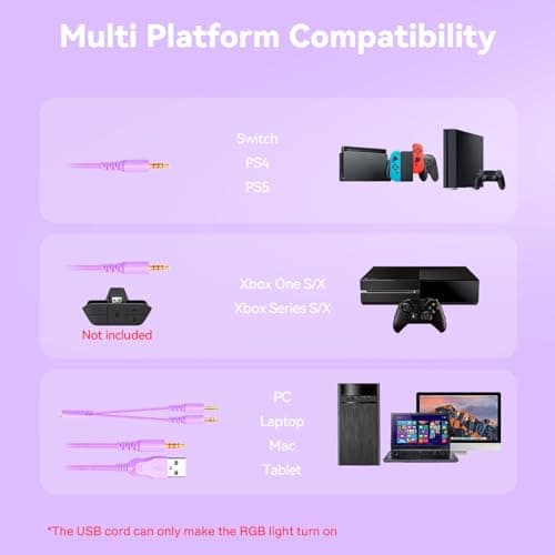 IMYB A36 Gaming Headset with Mic Stereo Headphones for Pc, PS5, Xbox — view 4