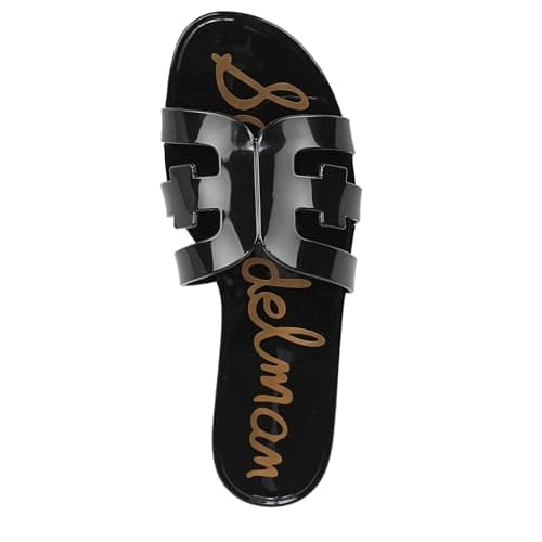 Sam Edelman Bay Jelly Sandal Black 9 Medium — view 5
