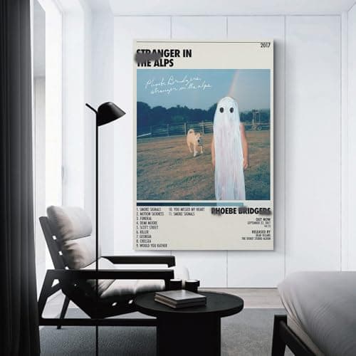 Stranger in The Alps Album Poster Phoebe Bridgers Cover Artistic Poster 08x12inch(20x30cm) — view 2