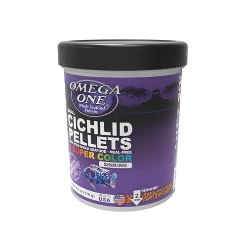 Omega One Super Colour Sinking Cichlid Pellets 4.2 oz — view 3