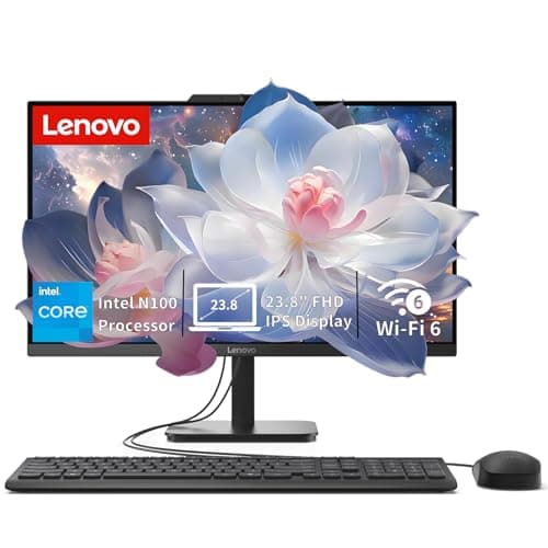 Lenovo IdeaCentre All-in-One Desktop Computer, 8GB RAM 512GB SSD