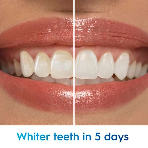 Crest 3D White Advanced, Teeth Whitening Toothpaste for Adults, 3.7 oz, 4 Pack, Cavity Protection Fluoride Toothpaste, Strengthens Enamel, Travel Size Toiletries — view 2