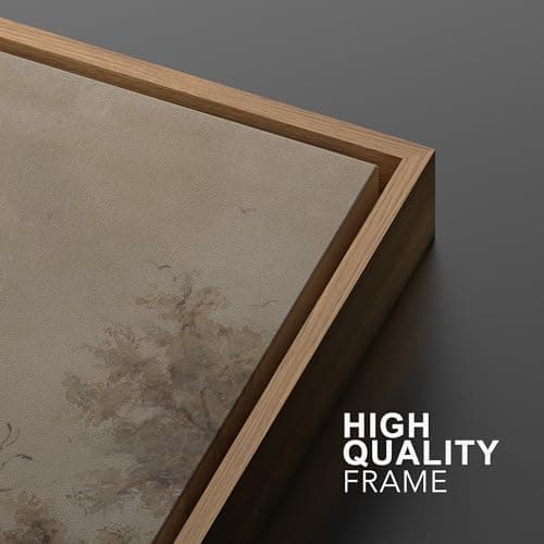 SIGNWIN Framed Canvas Print Wall Art Set Vintage Tree Sketch Classic Sepia-Toned Forest Illustrations Modern Art Scenic Colorful for Living Room, Bedroom, Office - 24"x36"x2 Natural — view 4