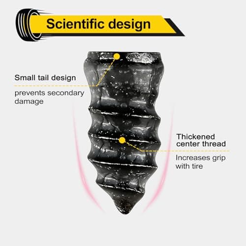60-Piece tire Repair Screws, 2026 new tire Repair Rubber Nail kit, 8-Second Repair, Two Sizes, Suitable for self-Service Screw Fixing of tire Plugs on Trucks, Cars, Motorcycles, etc. — view 2