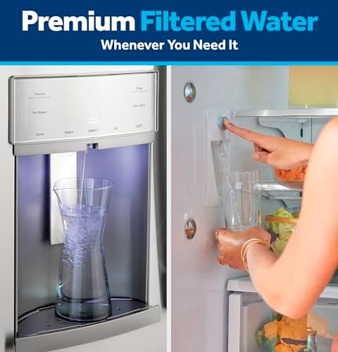 GE RPWFE Refrigerator Water Filter, Genuine Replacement Filter, Certified to Reduce Lead, Sulfur, and 50+ Other Impurities, Replace Every 6 Months for Best Results, Pack of 1 — view 3