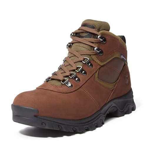 Timberland Men's Mt. Maddsen Mid Leather Wp Hiking Boot, Dark Brown Nubuck, 10 Medium