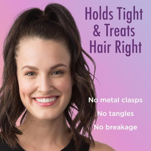 Goody Ouchless Hair Elastics - No Pull, No Breakage, Tangle-Free Hold for Thick, Curly, Coily & Textured Hair - 30 Count, Black, Long-Lasting Ponytail Holders for Women & Men — view 9