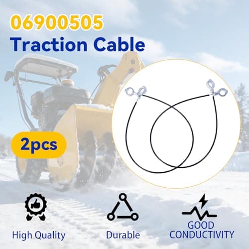 UJHUHIJ 2-Pack 06900505 Traction Cable Compatible with Ariens Lower Deluxe Platinum 24 28 30 Track SNO-Thro Snow Blowers - Snow Blower Replacement Parts — view 2